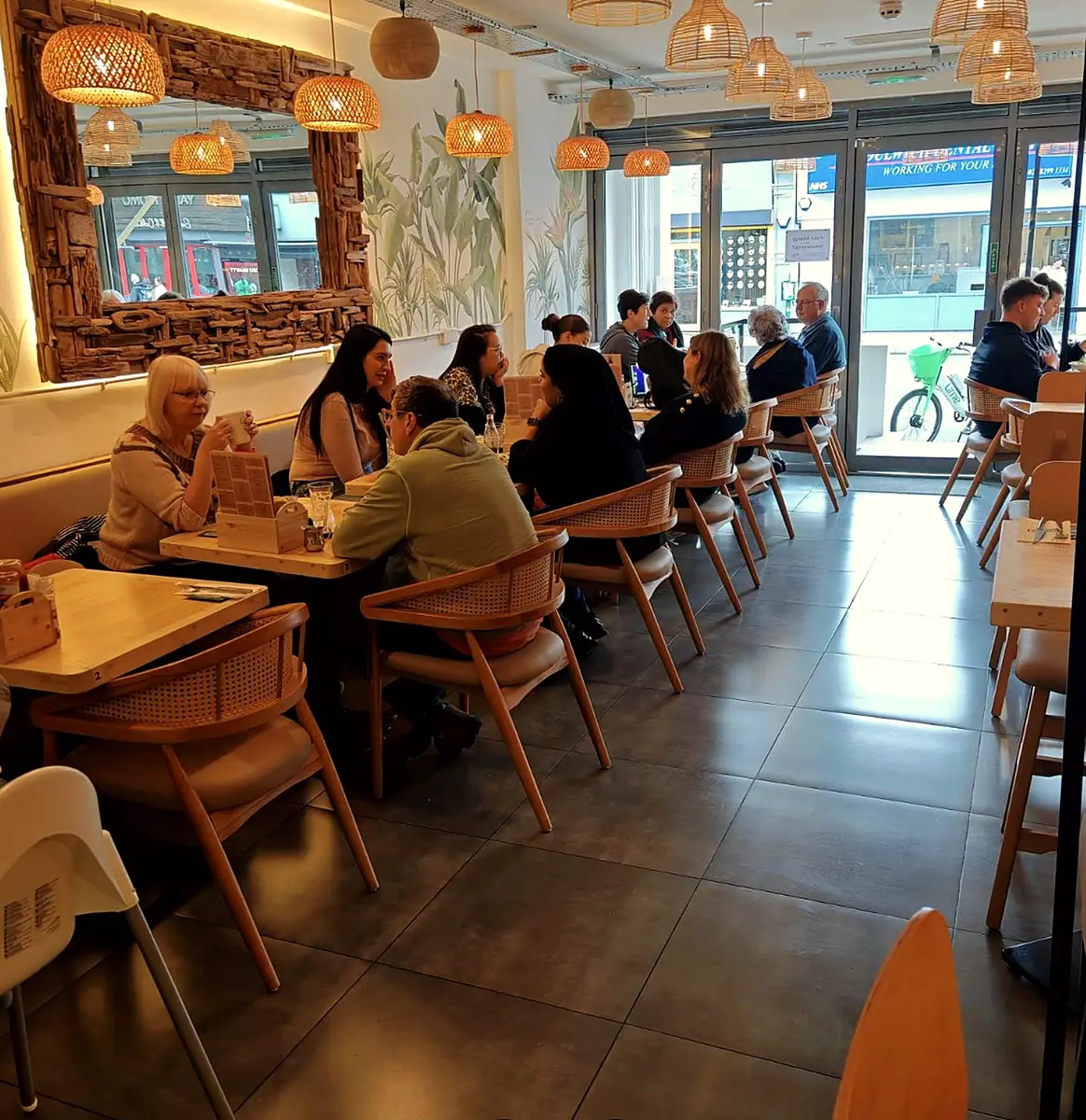 A busy evening in the Love Dulwich dining room on Lordship Lane, East Dulwich